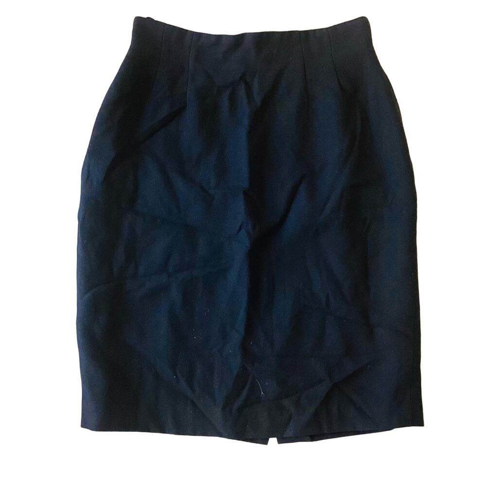 Navy Blue Pencil Skirt